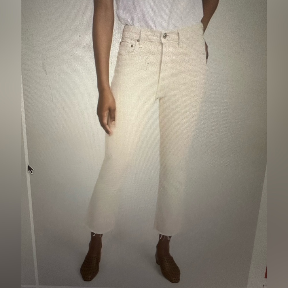 Citizens of Humanity Isola Cropped Boot Cut Jeans in Almondette Size 26